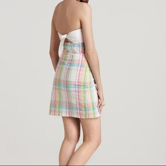 Lilly Pulitzer Summer Plaid Tie Back Franco Dress - Picture 6 of 6